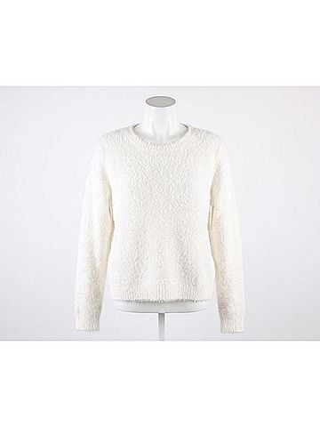 Bella Dahl Slouchy Crew Sweater in White (view 1)
