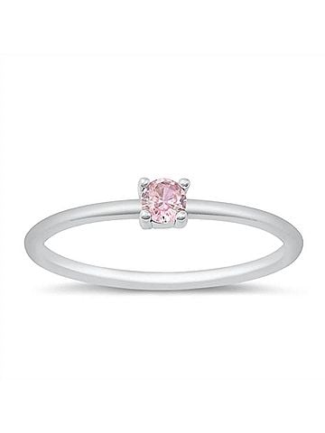 Starlette Women's Round Stackable Ring (view 1)