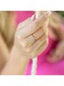 Starlette Solid Pink Women's Round Stackable Ring Size 4 - photo 2