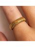 Alchemy Gold Toned Women's Reign Ring Size 7 - photo 2