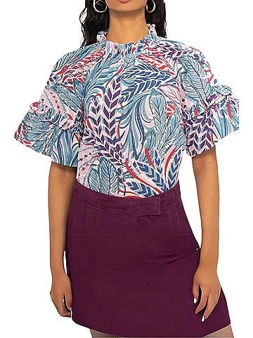 Banjanan Marie Top in Chili (view 2)