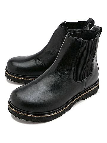 Birkenstock Women's Highwood Slip On Chukka Boots in Black (view 2)