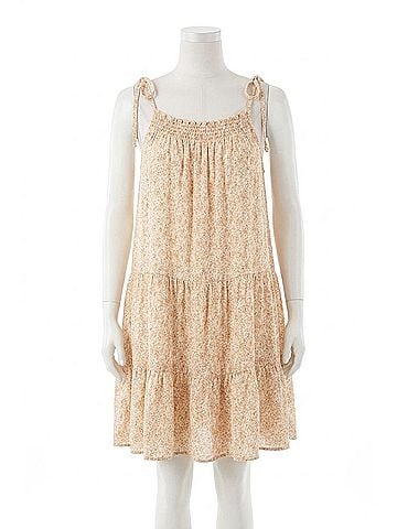 GeeGee Go With The Flow Floral Dress in Yellow (view 1)