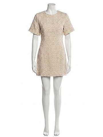Astr Portilla Dress in Pink Gold (view 1)