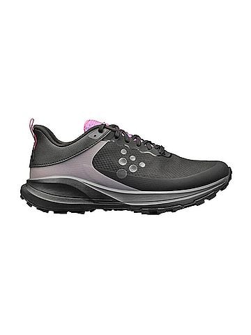 Craft Women's Pure Trail X Running Shoe in Black (view 1)