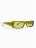 APERCU Green Unisex Marta Sunglasses One size - photo 1