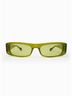 APERCU Green Unisex Marta Sunglasses One size - photo 2