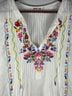Johnny Was 100% Rayon 100% Polyester White Blouse Size M - photo 3