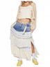 Pol Brown Bluebell Boho Maxi Skirt in Multi Size M - photo 2