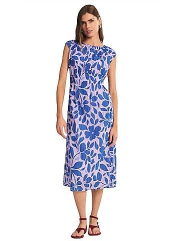 Velvet by Graham & Spencer Levaine Cap Sleeve Dress in Viola (view 2)