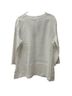 Kate Hill 100% Linen White Pink 3/4 Sleeve Top Size XL - photo 2