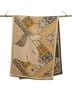 Accessories Floral Animal Print Jacquard Multi Color Scarf One size - photo 2