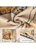 Accessories Floral Animal Print Jacquard Multi Color Scarf One size - photo 9