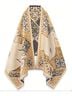 Accessories Floral Animal Print Jacquard Multi Color Scarf One size - photo 3