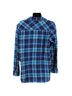 Woolrich 100% Cotton Plaid Blue Button-Down Shirt Size L - photo 2