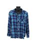 Woolrich 100% Cotton Plaid Blue Button-Down Shirt Size L - photo 1
