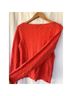 Ralph Lauren Black Label 100% Cashmere Multi Color Orange Pullover Sweater Size M - photo 9