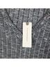Deletta Solid Gray Long Sleeve T-Shirt Size M - photo 8