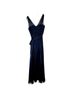 Hitherto 100% Polyester 96% Polyester 4% Spandex Solid Black Cocktail Dress Size 2 - photo 2