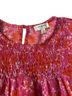 Umgee Floral Pink Multi Color Short Sleeve Blouse Size M - photo 2