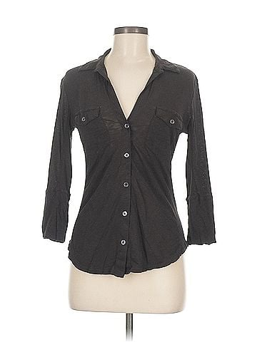 James Perse James Perse 3/4 Sleeve Button Down Shirt (view 1)