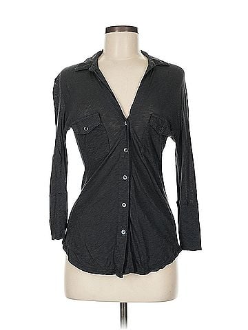 James Perse James Perse 3/4 Sleeve Button Down Shirt (view 1)