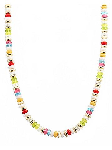 Aqua Women's Beaded Collar Necklace (view 1)