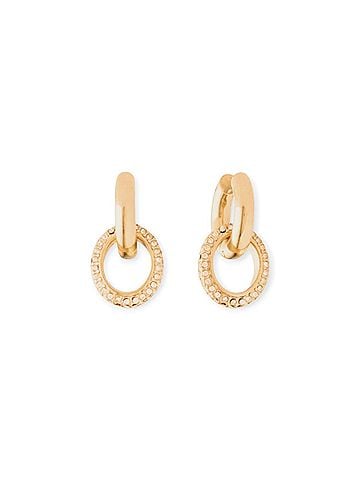 Nano Women's Lexy Link Earrings in Gold (view 1)