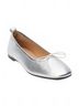 Mongoose Silver Women's Ballet Flat in Silv Size 9 - photo 1