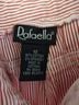 Rafaella Stripes Red White Casual Pants Size 12 - photo 3