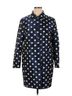 Anne Klein 100% Polyester Polka Dots Blue Anne Klein Coat Size 14 - photo 1