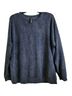 Athleta Chevron-herringbone Blue Gray Long Sleeve Top Size XL - photo 2