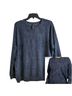 Athleta Chevron-herringbone Blue Gray Long Sleeve Top Size XL - photo 1