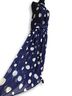 Worthington 100% Polyester Polka Dots Blue Ivory Casual Dress Size 12 - photo 5