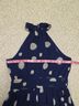 Worthington 100% Polyester Polka Dots Blue Ivory Casual Dress Size 12 - photo 6