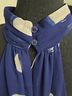 Worthington 100% Polyester Polka Dots Blue Ivory Casual Dress Size 12 - photo 10