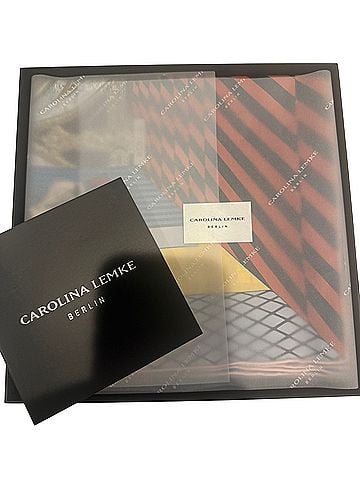 Carolina Lemke Vibrant Echoeing Chamber Silk Scarf (view 2)
