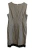 Talbots 98% Cotton 2% Spandex 100% Cotton Graphic Black White Cocktail Dress Size 10 - photo 2