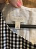 Talbots 98% Cotton 2% Spandex 100% Cotton Graphic Black White Cocktail Dress Size 10 - photo 3