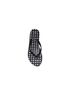 Coach Checkered-gingham Black White Flip Flops Size 9 - photo 1