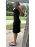 BCBGMAXAZRIA Black Cocktail Dress Size S - photo 4
