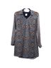 CAbi Floral Blue Brown Casual Dress Size XS - photo 1