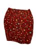 Lularoe Floral Red Leather Skirt Size L - photo 1