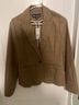 Eddie Bauer 98% Cotton 2% Spandex 100% Polyester Plaid Brown Blazer Size S - photo 5