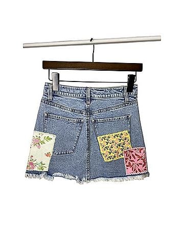 Alice + Olivia Good High-Rise Denim Skirt (view 2)