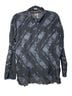 Johnny Was Floral Black Blue Blouse Size M - photo 1