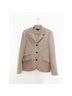 Rag & Bone Jacquard Tan Brown Blazer Size 10 - photo 3