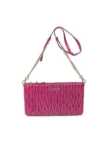Miu Miu Zip Chain Crossbody (view 1)
