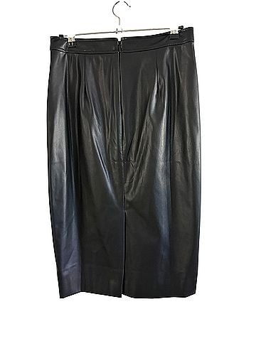 J. Crew x Dauphinette Style #BM946 Leather Skirt (view 2)
