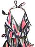 Milly Print Black Green Pink White Casual Dress Size S - photo 2